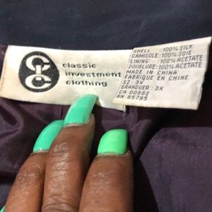 Classic Investment Clothing Navy Size 28W pantsuit